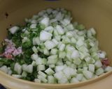 A picture of step 4 of Shrimp and Lobster Ceviche Tostadas.