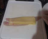 Foto del paso 1 de la receta: Filet de merluza relleno (al disco)