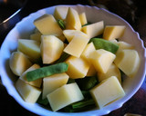 Foto del paso 2 de la receta: Judías verdes con patata y huevo poché tupper