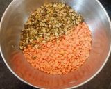A picture of step 1 of Chana Dal, Carrot, and Tomato Soup.