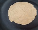 A picture of step 3 of Seekh kabab paratha.