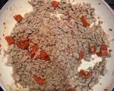 A picture of step 2 of Stuffed peppers with low fat beef mince meat For Jamo.