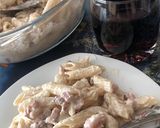 Pas rețetă Pene în sos alb 4 fotografie