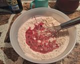 Foto del paso 1 de la receta: Panqueques integrales con jugo de remolacha veganos