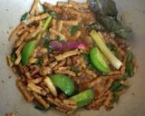 Foto langkah ke 5 dari resep Tempe & cumi cabe ijo.