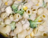 A picture of step 5 of Broccoli chicken macaroni.