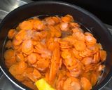 Une image de l'étape 1 de Soupe Potimarron/Carottes lardon grillé.