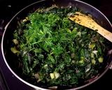 A picture of step 2 of My Mom’s Spanakotyropita (Spinach and Feta Pie) ❤️.
