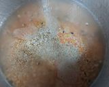 A picture of step 3 of Mutton khichra.