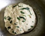 A picture of step 5 of Methi leaves chapati.