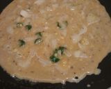 A picture of step 2 of Chickpea flour Pan Cake Besan fluffy Chilla.