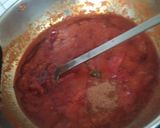 A picture of step 7 of Paneer Jalfrezi with Aloo Kulcha.