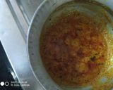 A picture of step 7 of Rajasthani Besan gatte curry.
