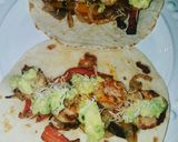 A picture of step 1 of Shrimp Fajitas!.