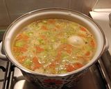 Zöldségleves májkrémes grízgaluskával #gluténmentes recept fázis 2 fotója