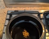 A picture of step 1 of Pressure cooker black eyed peas n potatoes.