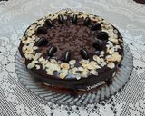 Φωτογραφία βήματος 10 της συνταγής 🍰Σοκολατένια τούρτα με γέμιση oreo cheesecake
