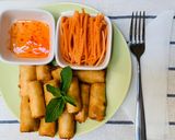 Hình bước làm 3 của món Chả giò chiên