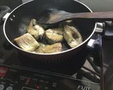 A picture of step 2 of Bhetki Macher Ghanto/ Barramundi  Fish with Vegetables.