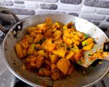 कद्दू की सब्जी (kaddu ki sabzi recipe in Hindi) रेसिपी चरण 4 फोटो