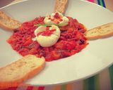 Foto del paso 6 de la receta: Pisto manchego con huevo poché y sal de jamón
