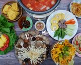Hình bước làm 6 của món Lẩu nấm chay