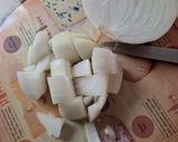 Foto del paso 2 de la receta: Torta integral de cebolla 🧅