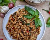 Foto langkah ke 7 dari resep Tongkol suwir kemangi.