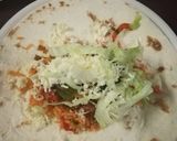 A picture of step 6 of Mexican Burritos.
