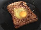 Simple Grilled Cheese and Fried Egg Sandwich