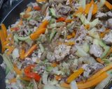 Foto del paso 4 de la receta: Cerdo con verduras para wok o tacos