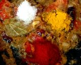 A picture of step 12 of Bengali Luchi, aloo'r dom.