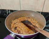 A picture of step 7 of Awadhi paneer.