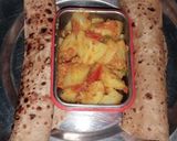 A picture of step 4 of Ajwain parantha.