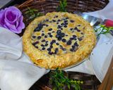 عکس مرحله 16 از دستور گلت چیز کیک بلوبری💙 Blueberry Cheesecake Galette