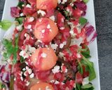 Foto del paso 7 de la receta: Ensalada de melón con vinagreta de frambuesa