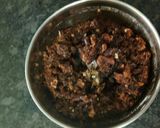 A picture of step 5 of #bandhan# khajur ke dry fruits roll.