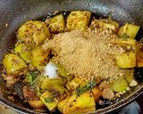 A picture of step 7 of Amba Khatta (traditional odia style instant raw mango pickle).