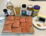 A picture of step 1 of Mango Passion Fruit Glazed Salmon Fillets.