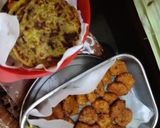 A picture of step 12 of Bogi festival puran poli(sweet) Dal vada, coffee.