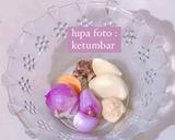 Foto langkah ke 1 dari resep MPASI 6m menu lengkap - bubur opor ayam.