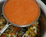 A picture of step 4 of Minestrone soup.