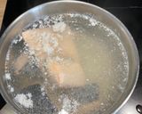 Une image de l'étape 1 de Tarte saumon poireaux blettes mozza.