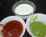 A picture of step 3 of Papdi Potato chaat.