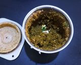 A picture of step 1 of Stuffed brinjal curry (bharli vangi).