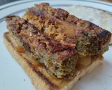 Foto del paso 4 de la receta: Sándwich🥪 de tofu de lentejas bbq...🤔🥐🫑