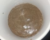 A picture of step 2 of Nutella mug cake.