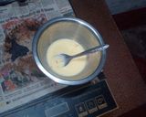 A picture of step 3 of Moong dal halwa.