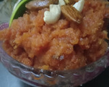 A picture of step 3 of Gajjar ka halwa 🥕🥕🥕.