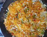 Foto del paso 2 de la receta: Tortilla de arroz con atún y vegetales